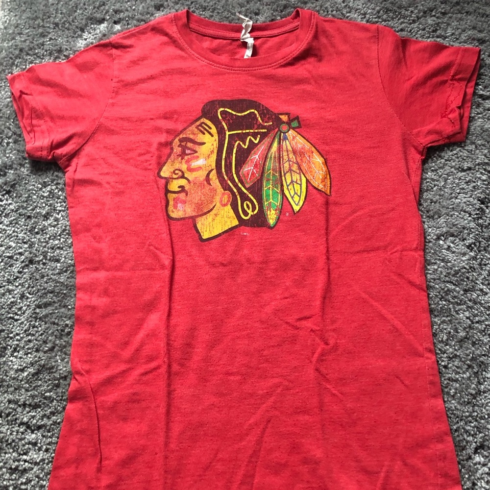 Red Chicago Blackhawks Shirt
